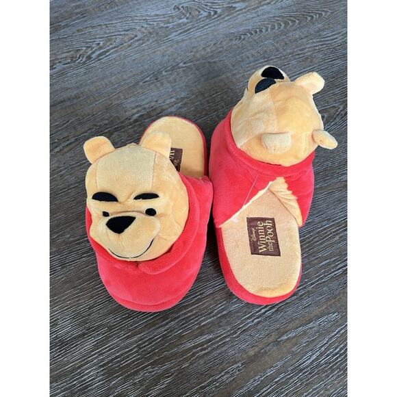 Disney Winnie the Pooh Plush Slippers Size 7/8 New Vintage - Picture 10 of 13